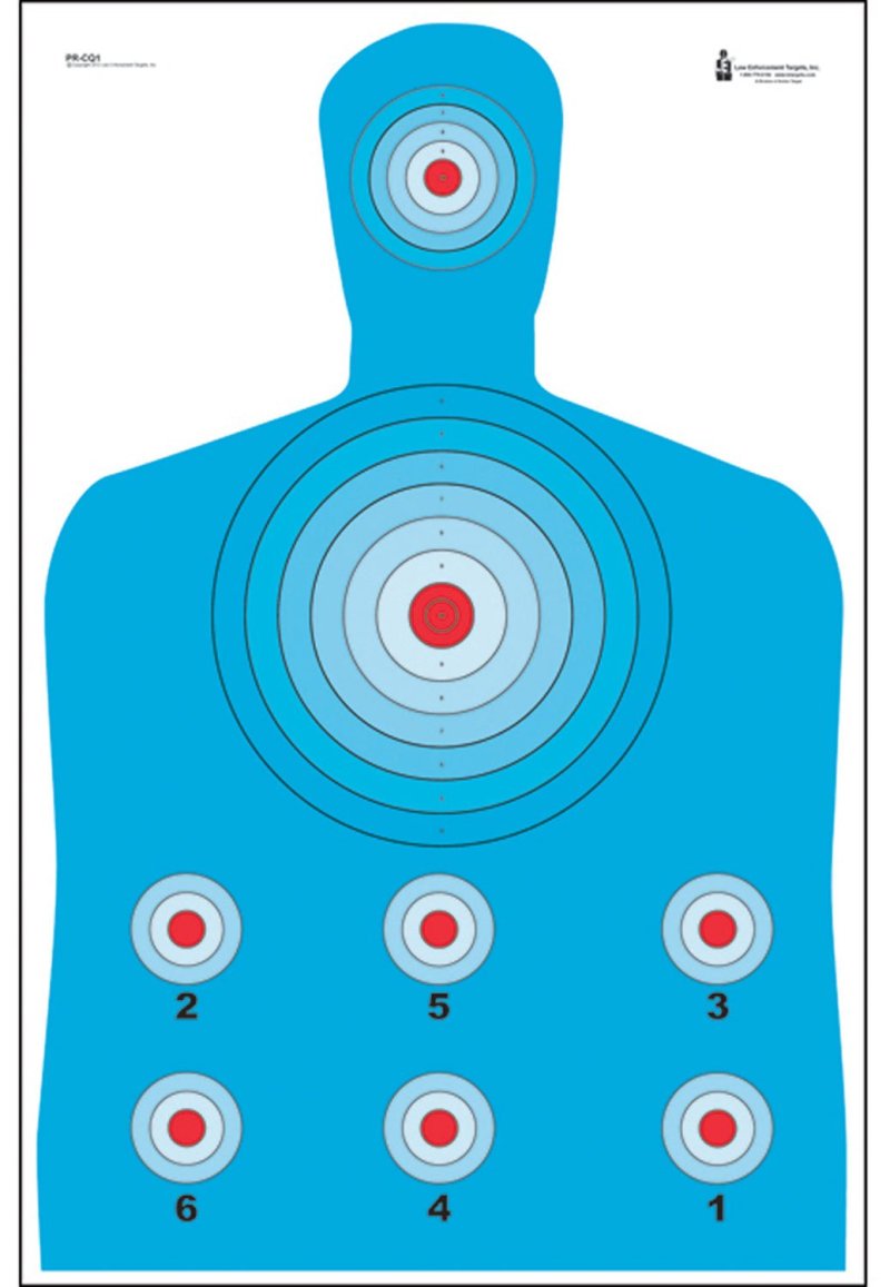 Action Target PRCQ1100 23x35In High-Visibility Silhouette Targets 100-Pack