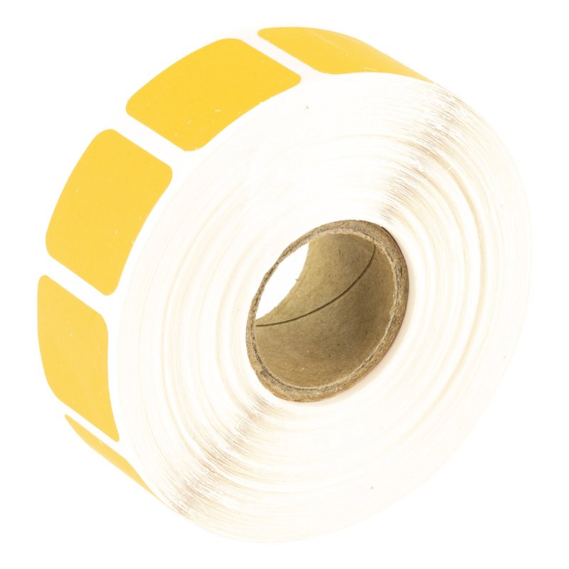 Action Target Square Target Pasters Orange 7/8" Roll of 1000