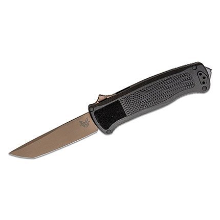 Benchmade 5370FE Shootout FDE/PL OTF 3.51" Tanto CPM-CruWear Blade