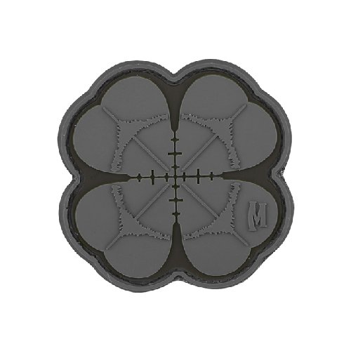 Maxpedition Lucky Shot Clover Morale Patch Hook-Loop Back