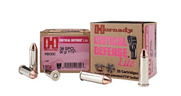 Hornady 90300 Critical Defense Lite 38 Special 90 gr 1200 fps Hornady Flex Tip eXpanding (FTX) 25 Bx/10 Cs