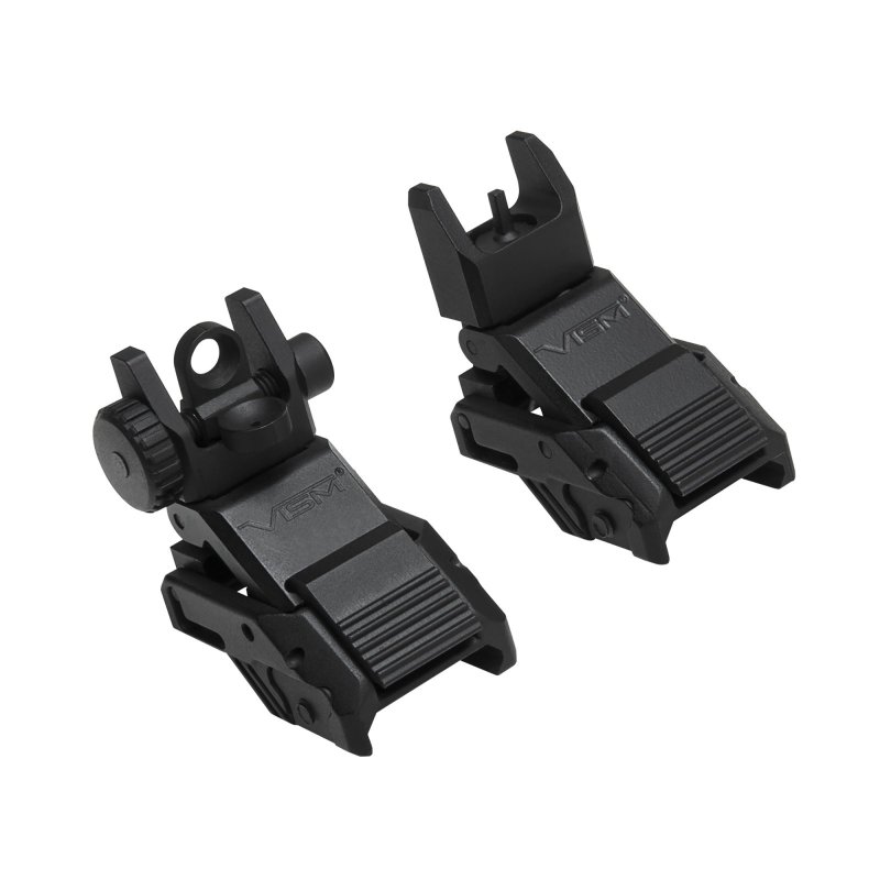 NcSTAR VMARFLC Pro Series Flip-Up Front & Rear Sights Black