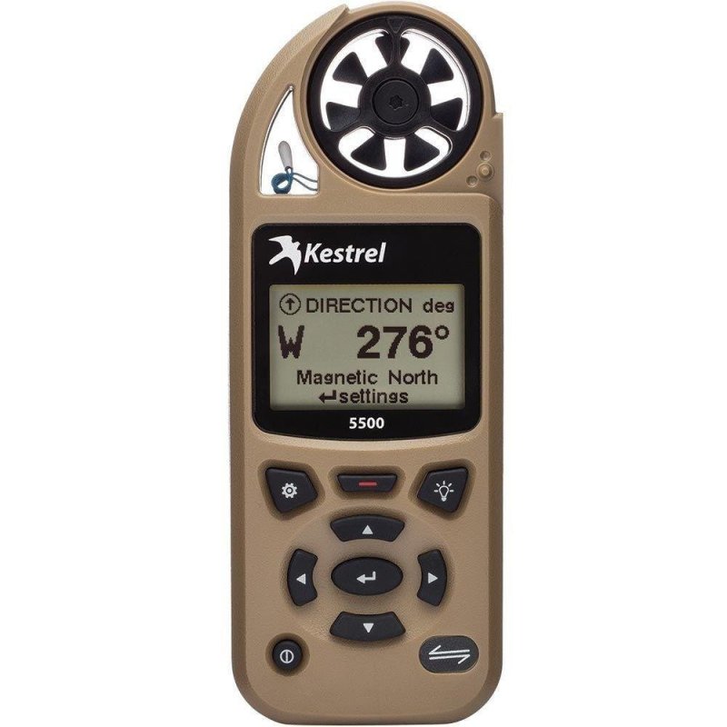 Kestrel 5500 Weather Meter + Bluetooth LiNK Vane Mount - Desert Tan