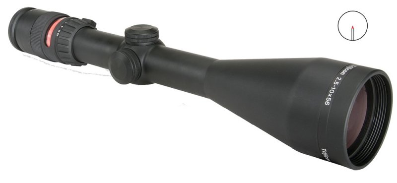 Trijicon TR22R AccuPoint 2.5-10x56mm 30mm Tube Red Triangle Reticle