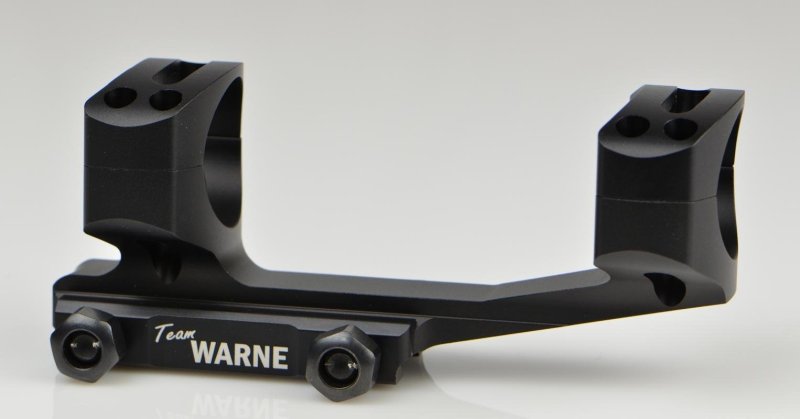 Warne XSKEL34TW Gen 2 34mm Extended Skeletonized MSR Mount Black