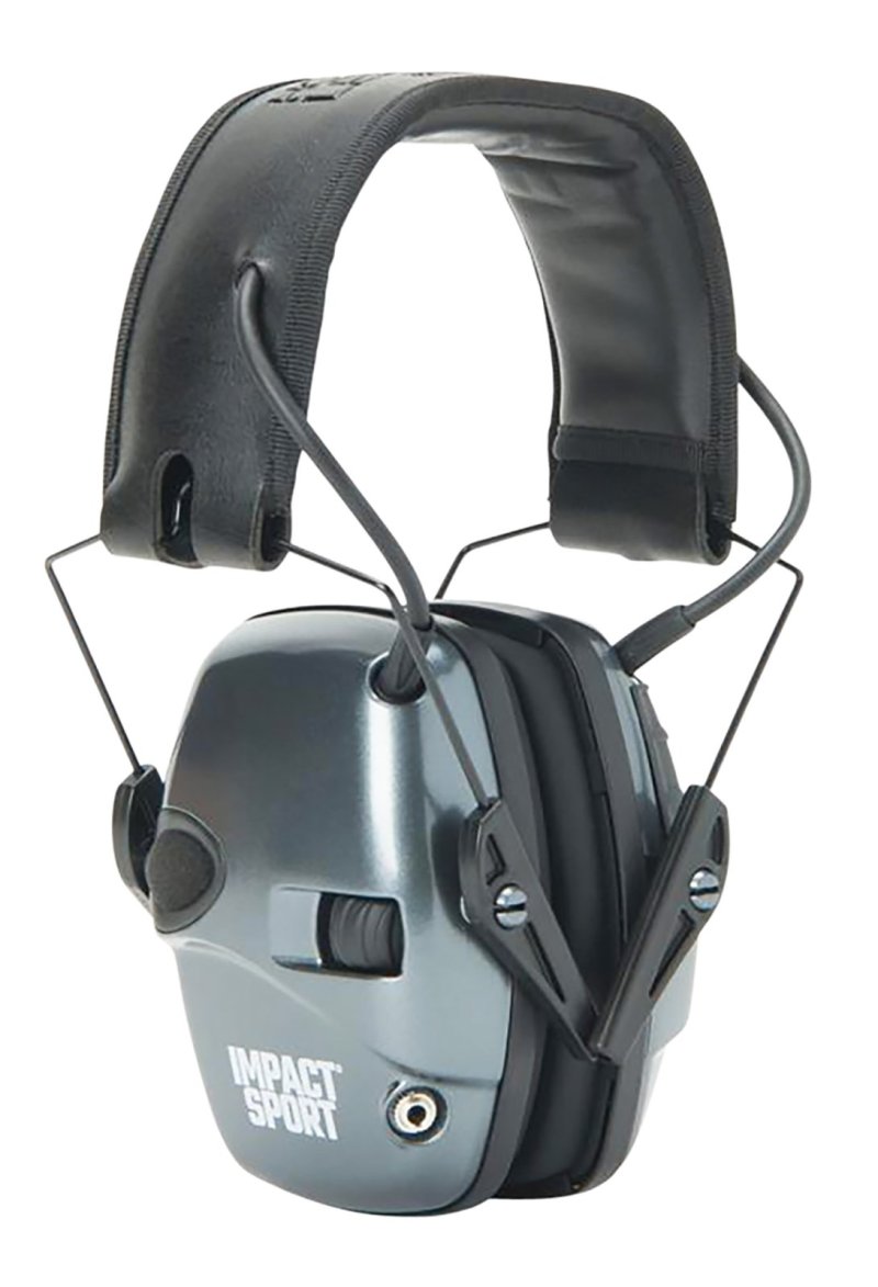 Howard Leight Impact Sport 22dB Gray/Black Small Over the Head R02532