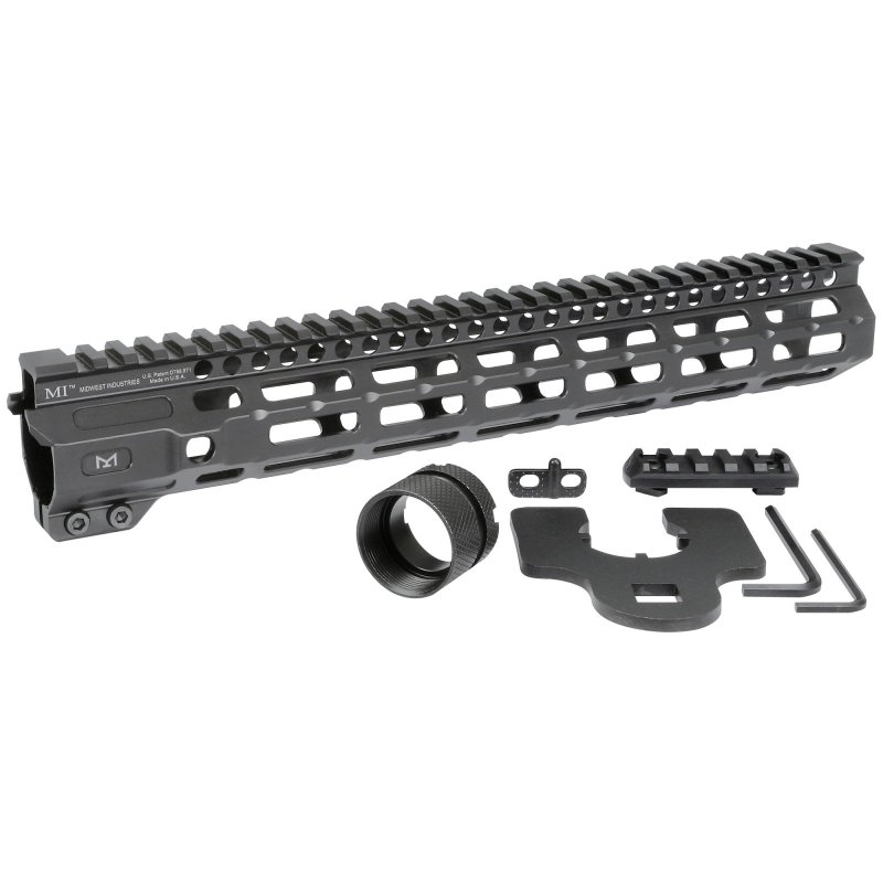 Midwest Industries MICRM12625 12.62" M-Series AR Handguard Black Anodized