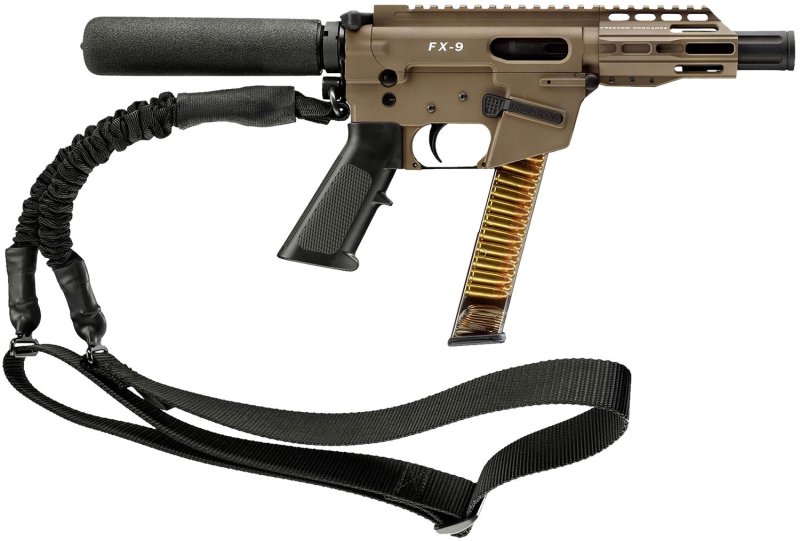 Freedom Ordnance FX9P4T-FDE 9MM Pistol, 4" Barrel, 32 Rds, FDE Finish