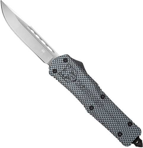 CobraTec Knives FS3 OTF Carbon Fiber 3 In D2 Drop Point SCFFS3DNS