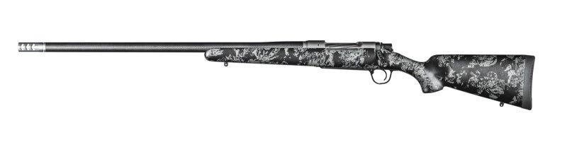 Christensen Arms 8010618400 Ridgeline FFT Lightweight Rifle, 300 PRC, Left-Handed, Carbon Fiber Wrapped Barrel, Side-Baffle Brake, 4-Round Capacity, Black and Gray Finish