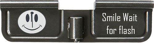 Battle Arms Development AR-15 Dust Cover Smile Wait Laser Engraved