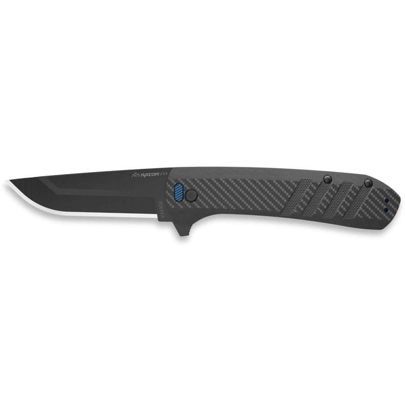 Outdoor Edge VX430AC Razor VX4 EDC Knife Carbon Weave G10 3" Blade