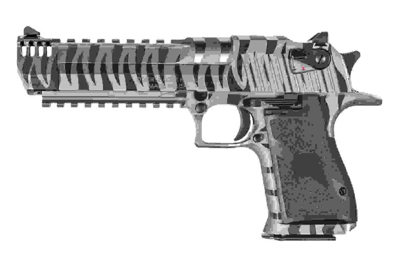 Magnum Research Desert Eagle Mark XIX 44 Magnum (Stainless w/White Tiger Stripe)