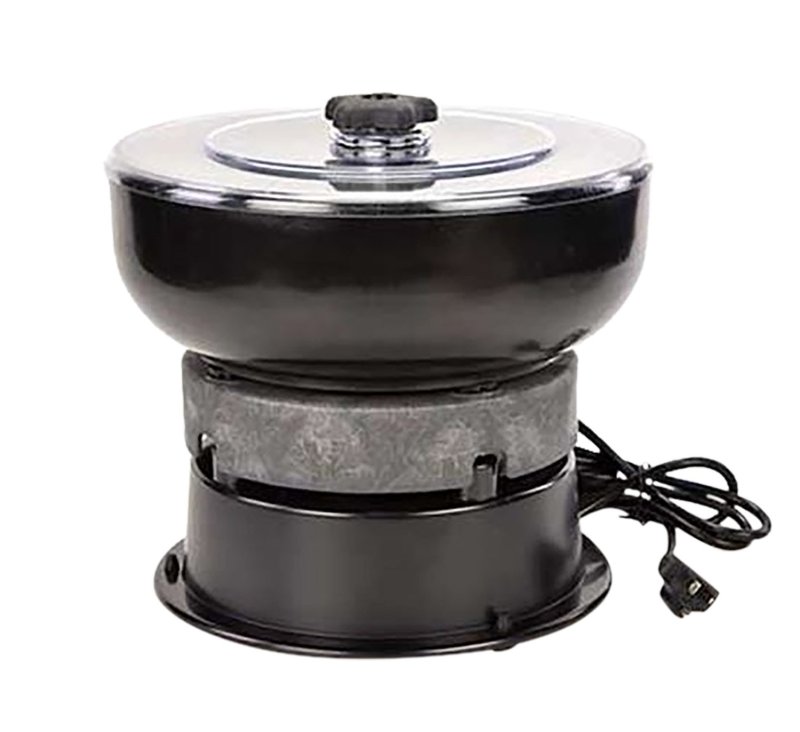 MEC Vibratory Case Tumbler 110VAC Black for Brass Cleaning