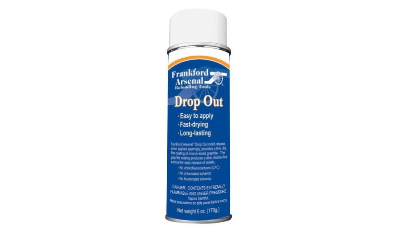Frankford Arsenal 763758 Drop Out Bullet Mold Lubricant 6oz Aerosol