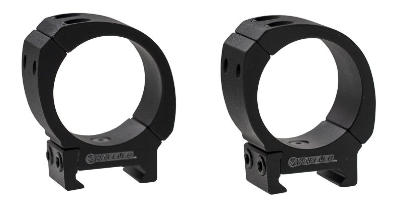 Wheeler 1133751 Delta Sporter Bi-Weaver 30mm Medium Scope Rings Black