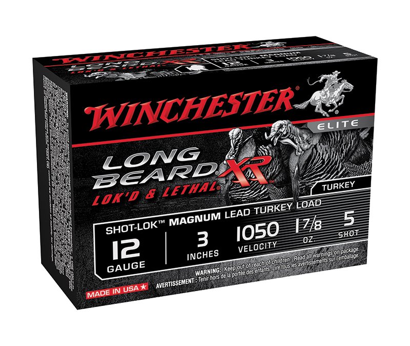 Winchester STLB123M5 Long Beard XR Turkey Shotshell 12 Gauge 3" 1 7/8 oz #5 Shot 1050 FPS 10 Rounds