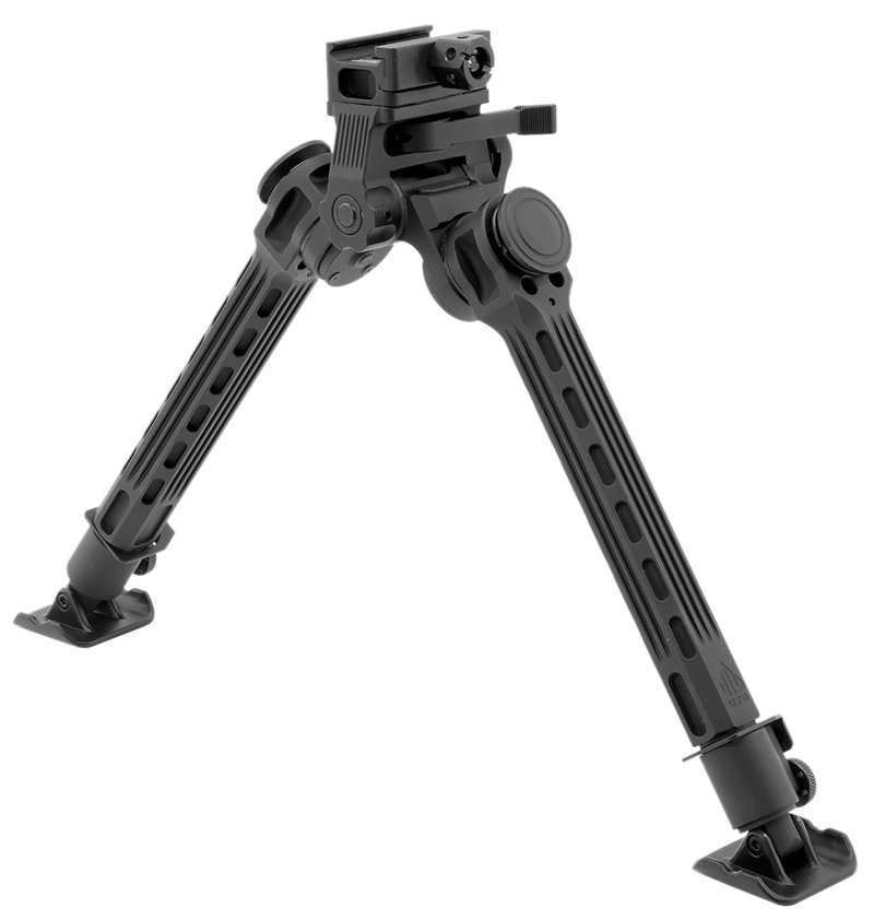 Leapers TLBPFS01A Big Bore Bipod 9-14" Black Anodized Aluminum/Steel