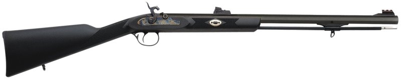 Traditions Deerhunter Percussion Rifle 50 Cal 24 in Blued Black Synthetic