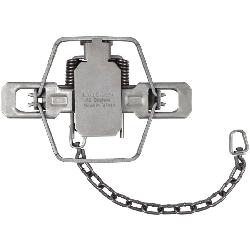 Minnesota Trapline Bridger B-2DOG2C 2-Coil Dogless Trap 5-9/16 Jaw 2.35 lb