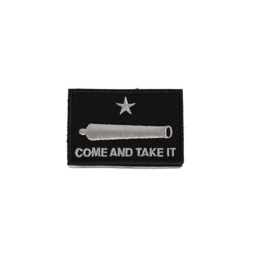 Shooting Made Easy Come and Take It Cannon Black Velcro Morale Patch