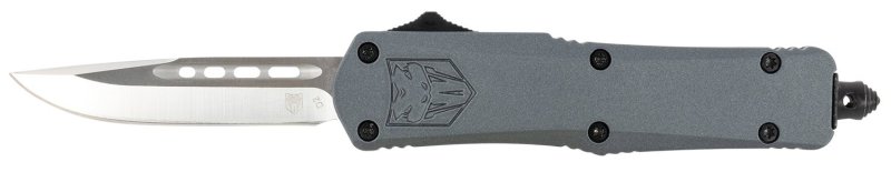 CobraTec SGYFS3DNS FS-3 2.75" D2 Steel Blade Gray Aluminum Handle Knife