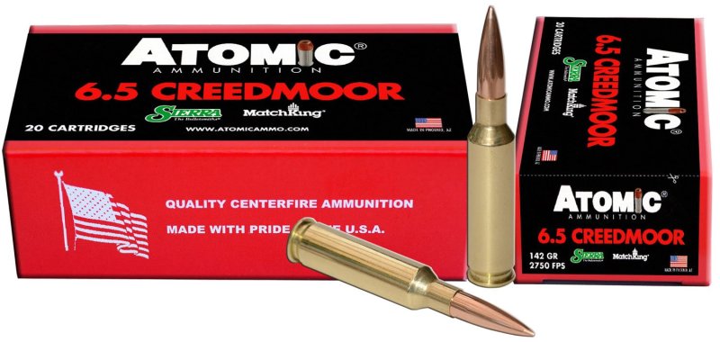 Atomic Ammunition 00404 6.5 Creedmoor 142gr HP Match 20 Rounds