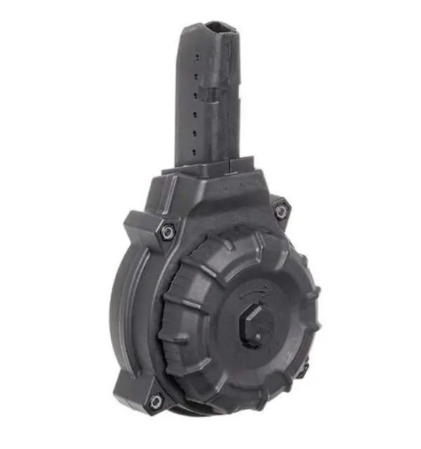 Pro-Shot Products DRM-A12 Glock Style PCC 9mm 50-Round Drum Magazine
