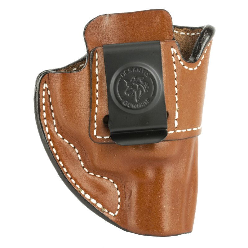 DeSantis 045TA02Z0 Summer Heat IWB RH Leather Holster S&W J 2" Tan