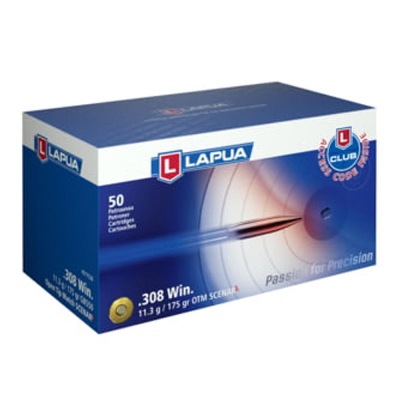 Lapua 4317520 Rifle Ammo 308 Win 175gr Scenar-L OTM Box/50