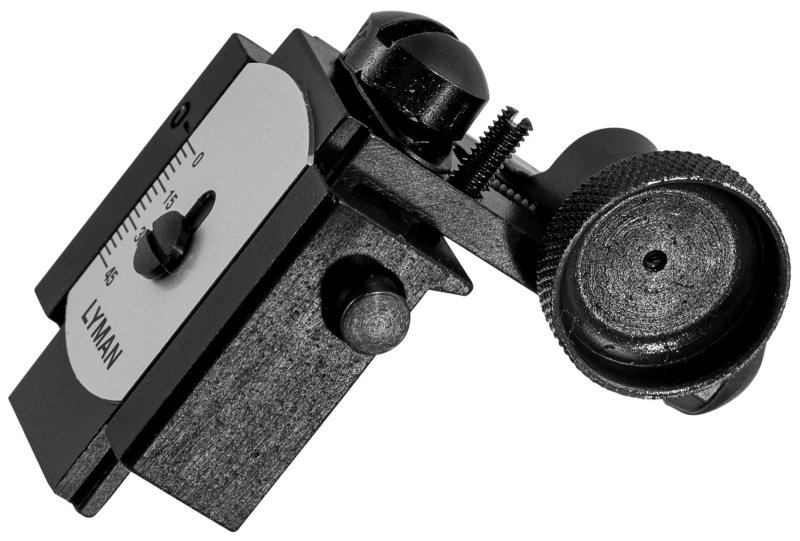 Lyman 66 Receiver Peep Sight, 0.25 MOA, Aluminum, Black, Compatible Marlin