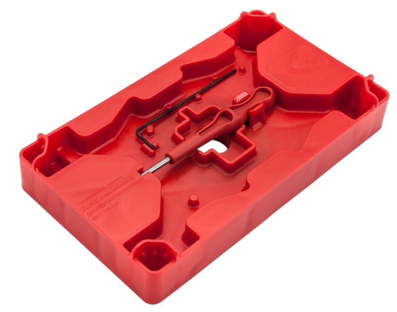 Apex Tactical Armorers Tray Polymer Red w/ Pin Punch Set