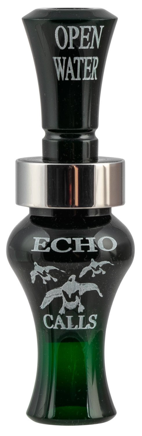 Echo 77764 Open Water Duck Call Dark Green Acrylic Single Reed Mallard