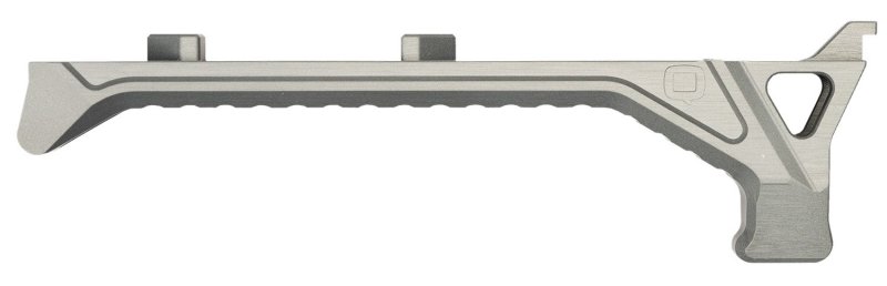 Q LLC Q-Sert Hand Stop 2-Slot Deluxe Silver Anodized Aluminum