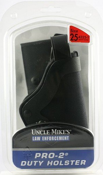 Uncle Mikes Pro-2 Dual Retention Holster for Glock 20 21 29 30 36 S&W M&P - Right Hand, Black