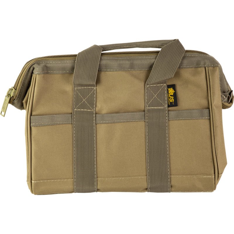 US PeaceKeeper P43205 Ammo Bag 12"x9"x7" 600D Polyester Tan