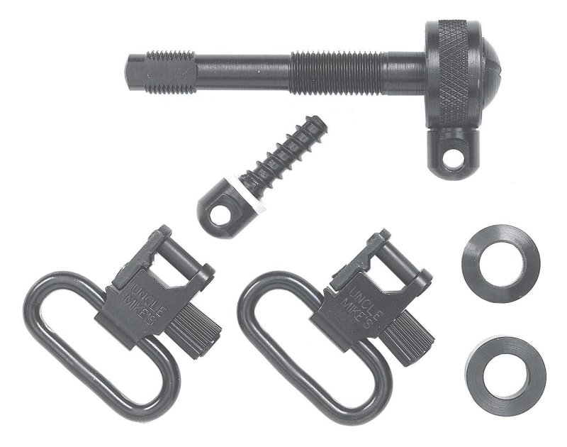 Uncle Mike's 11812 Super Swivel Remington 742 ADL Steel 1 in Black