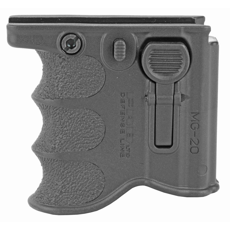 FAB Defense FX-MG20B MG-20 Foregrip Mag Carrier Black Polymer 1913 Rail