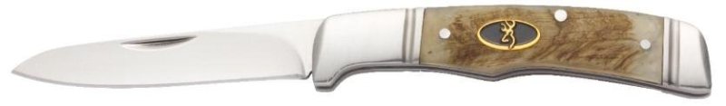 Browning Joint Venture Knife 8Cr13MoV 3 In Jigged Sheep Horn