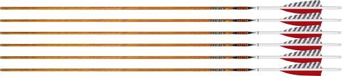 Easton 229762 Arrow 6.5 Carbon Legacy 400 4" Feather Left Heli 6pk
