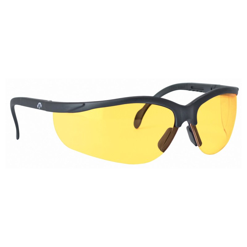 Walker's Sport Shooting Glasses Black with Yellow Lens