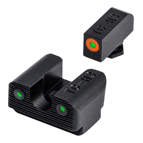 TRUGLO Tritium Pro Night Sights Front/Rear Glock 42/43/48 Orange