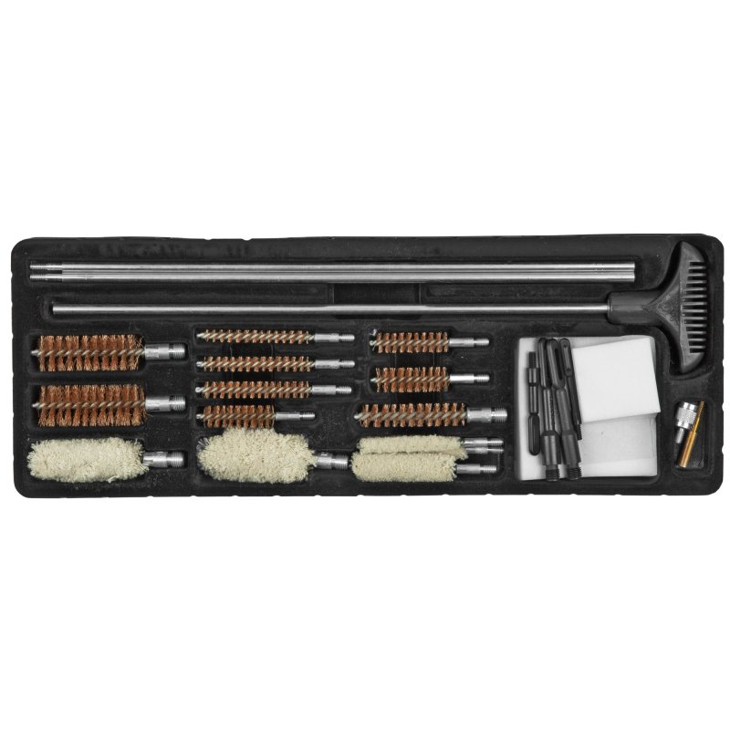HOPPE'S Universal Gun Cleaning Accessorie Kit with Aluminium Case (UAC76)