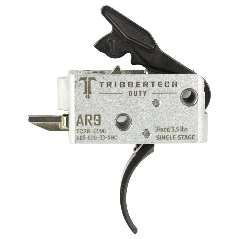 TriggerTech AR-9 Duty Curved Trigger 3.5 lb Single-Stage AH9-SDB-33-NNC