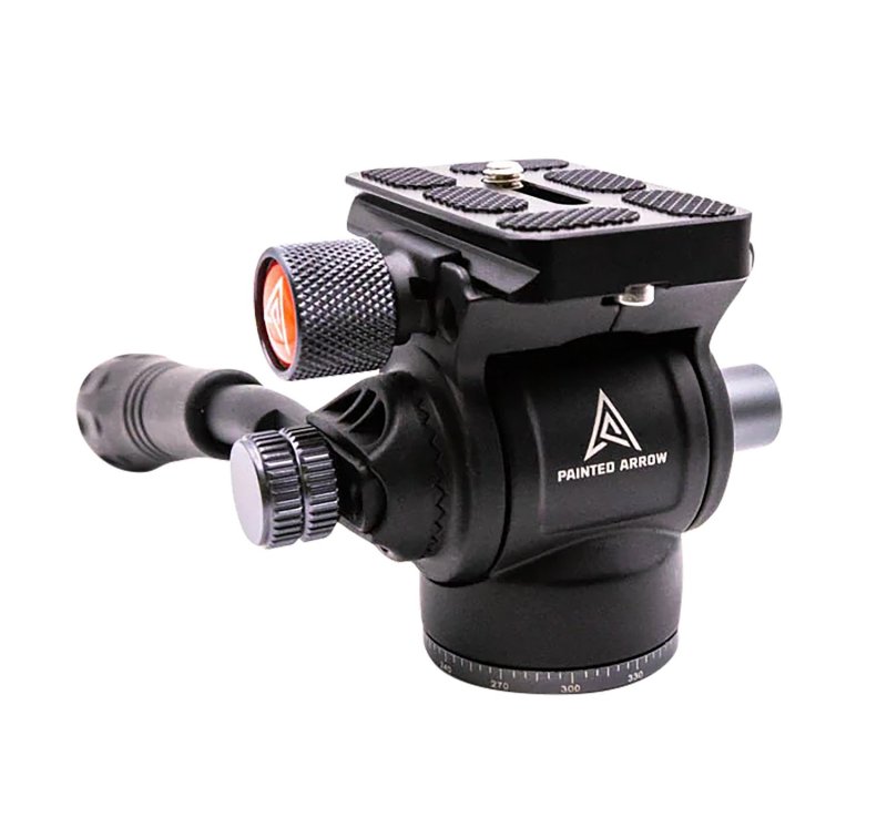 Pro-Shot Products Painted Arrow MAGFH1 FH1 Tripod Fluid Head Black