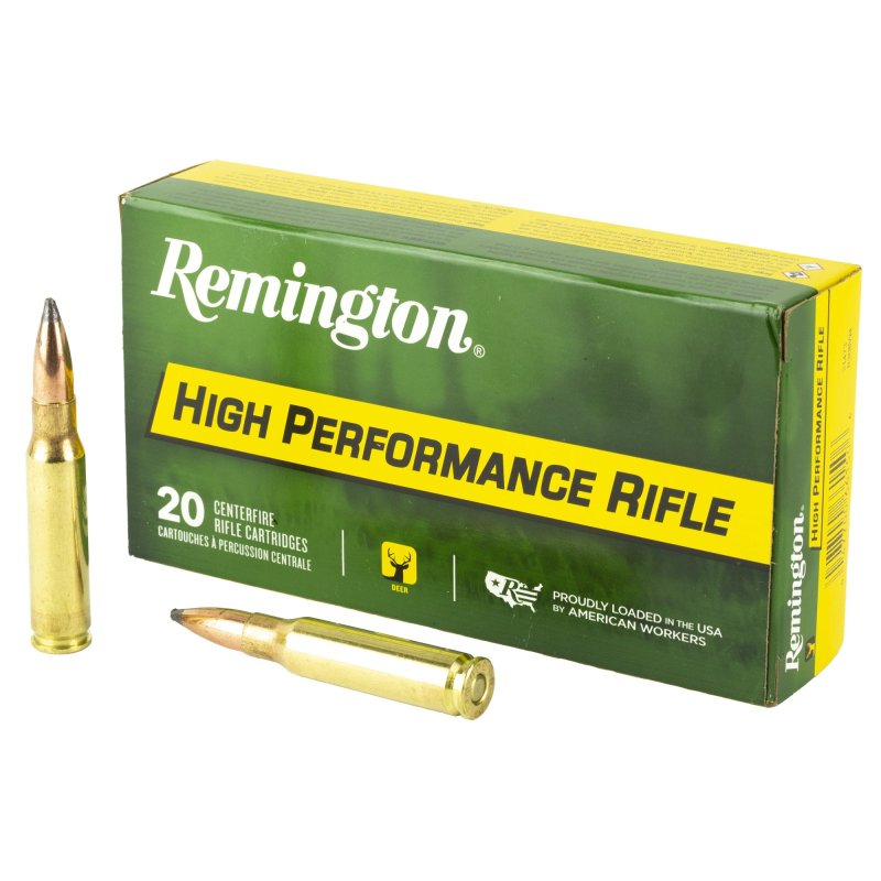 Remington R21473 308 Win 180 Grain Pointed Soft Point Boat Tail 20 Rounds