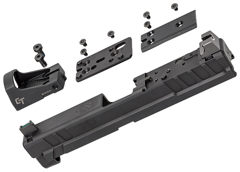 Springfield Armory XD4903 9mm 4 In Black Steel OSP Slide Assembly
