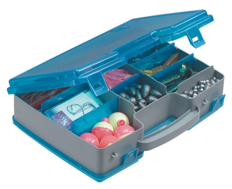 PLANO 1715 Double-Sided Tackle Case 16-26 Compartments 11.25x8.38x3In