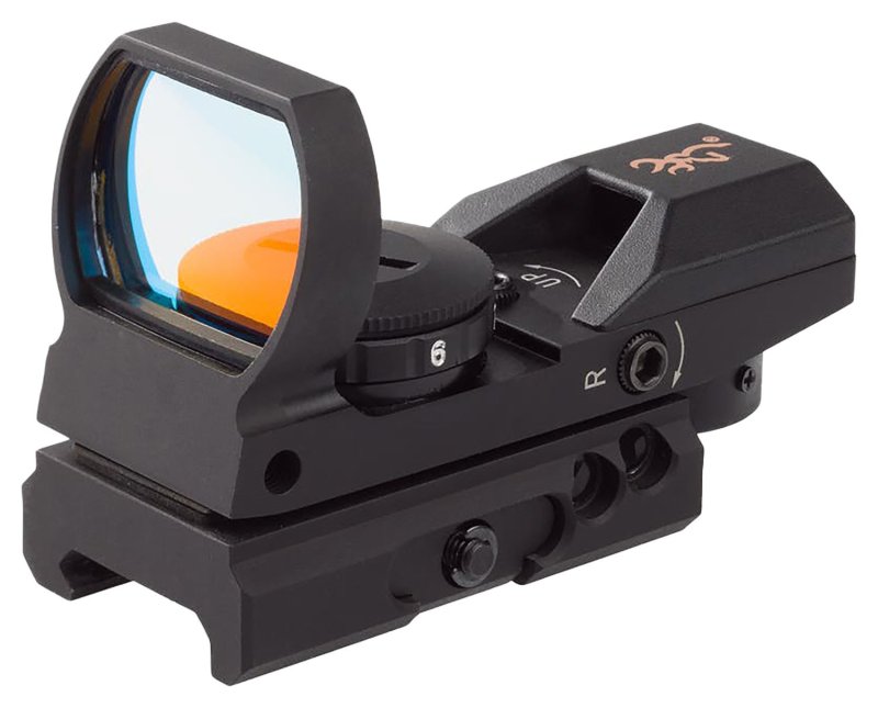 Browning Buck Mark Black Anodized 1x 3 MOA Red Multi Reticle Reflex Sight