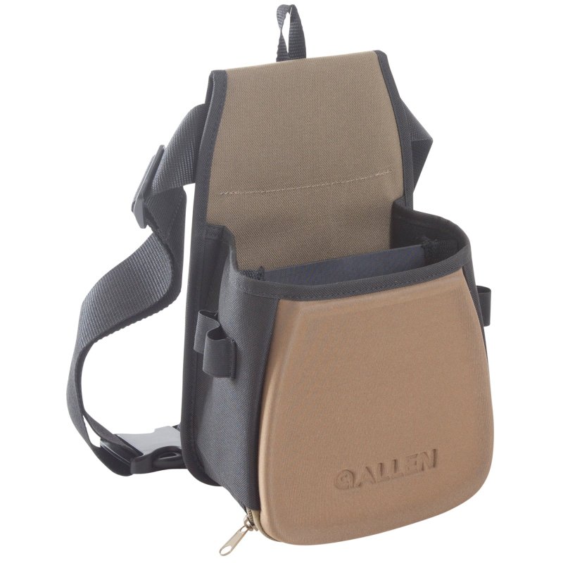 Allen 8303 Eliminator Basic Shooting Bag Black Tan 7x4.75x12 Double Compart